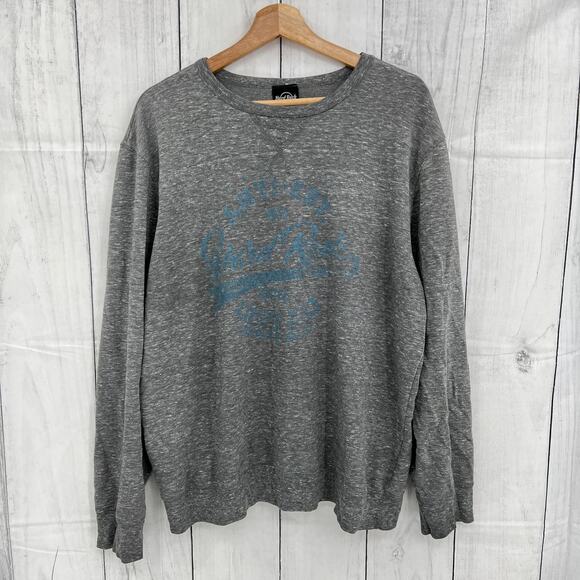 Hard Rock Hotel 2XL Gray Knit Graphic Print Sweater Sweatshirt Long Sleeve Men's - Picture 2 of 8